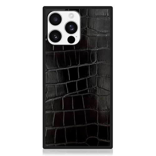 Flaunt Official Square Protect...Shockproof - (Black Crocodile)