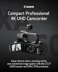 Canon XA60 Professional Camcorder — photo 2 of 6