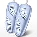 Produktbild EAHKGmh Schuhtrockner, Schuhtrockner, 220 V tragbarer elektrischer Schuhtrockner, Schuhtrockner mit geräuschloser Sterilisation, 11 * 5 cm Winterhaushalt, unerlässlich for Familien (Color : Blue)