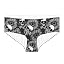 Sunflower Skeleton Black Print W