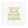 Joyiou thank you gifts napkins inspirational gifts for women men coworker birthday party gift supplies for women best friend daughter mom sometimes you forget you are awesome 45x45in 50pcs  urban country home decor