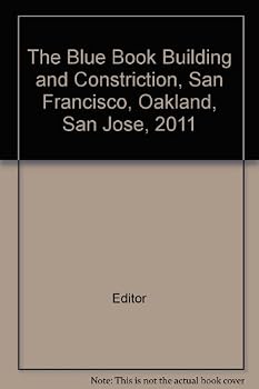 Hardcover The Blue Book Building and Constriction, San Francisco, Oakland, San Jose, 2011 Book