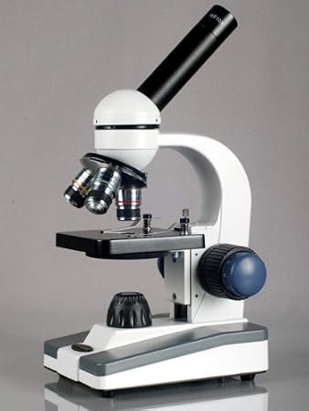 AmScope M150C-E1 40X-1000X LED Coarse & Fine Focusing Science Student Microscope with Single Lens Condenser and 3MP USB Digital Camera for Photos and Videos
