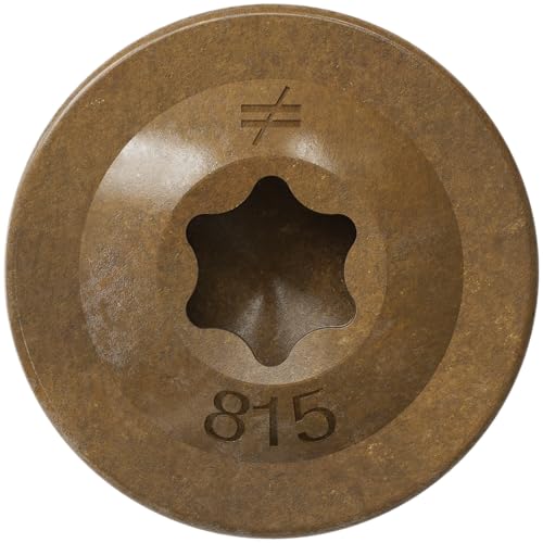 Simpson Strong-Tie CBT08112R300 Tornillo de Construcción con Cabeza Wafer — #8 x 1-1/2 pulg. T20, Quik Guard, Tan (300 piezas) miniatura 5