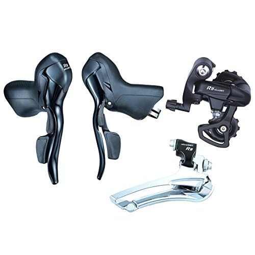 Microshift Road Bike bicicleta sb-r472 doble 2 x 7 velocidad palanca de freno bicicleta desviador grupo compatible con Shimano