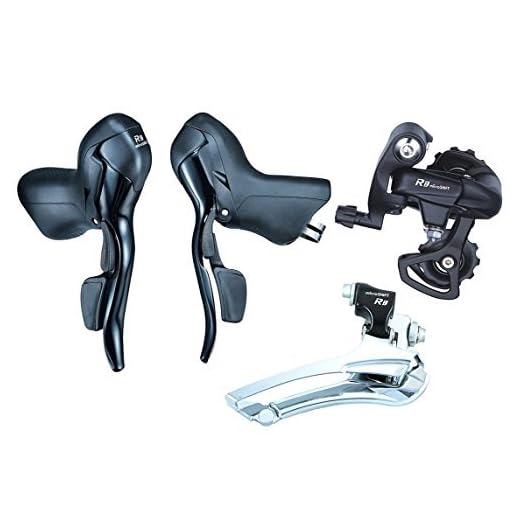 Microshift Road Bike bicicleta sb-r472 doble 2 x 7 velocidad palanca de freno bicicleta desviador grupo compatible con Shimano