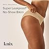 KNIX Super Leakproof Bikini, Leakproof Underwear, Period Underwear for Women, Machine Washable, Reusable, Warm Sand, Medium (1 Pack)