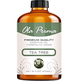 Ola Prima 16oz Tea Tree Essential Oil – Therapeutic Grade Bulk for Soap and Candle Making - Tea Tree Oil
