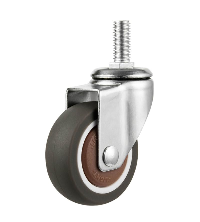 Roulettes pivotantes M6 M8 M10 pour meubles et petits composants ménagers - 4