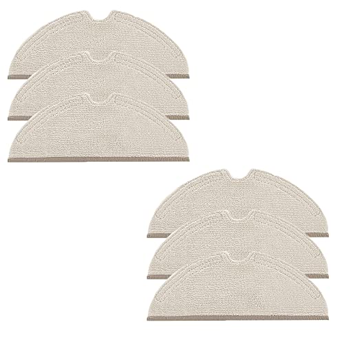 Anwor Accessoires pour aspirateur Roborock Q7/Q7 MAX/Q7 MAX+ - Pièces de rechange pour Roborock Q7/Q7 MAX/Q7 MAX+ - 6 chiffons de nettoyage pour Roborock Q7/Q7 MAX/Q7 MAX+ Cover
