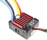 Xiangtat Hobby Wing QUICRUN WP 1060 60A Waterproof Brushed Motor ESC Speed Controllers for 1/10 th Touring Cars/Buggies/Trucks/Rock Crawler