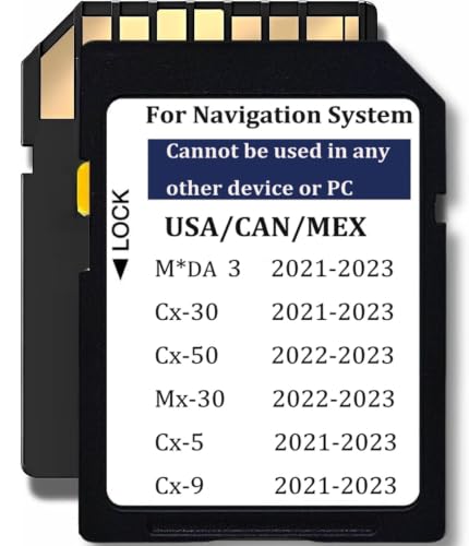 Navigation SD Card TD2K66EZ1B Updated for Mazda 3 CX 30 CX5 CX9,CX 50,MX 30