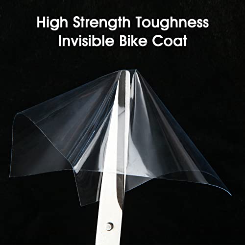 Lanucn Bike Frame Protection Tape, Glossy Clear Mountain Bike Frame Guard Chainstay Protector To Protect Your Bike From Impact, Scratches And Chain Friction #TOP4