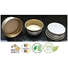 AE-GLAS Lot de 15 Bouchons - Twist-Off Blanc 48 mm Pour bouteilles en verre/bouteilles de lait