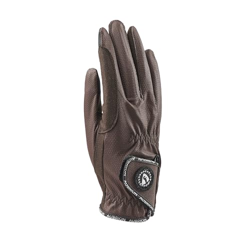 Image of Aubrion Shires Aachen FlexFit Riding Gloves - Brown