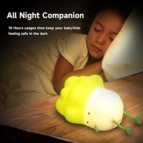 Elegant Choise Night Light For Kids, Cute Lamp Room Decor For Teen Girls,Kawaii Stuff For Home Bedroom Decor,Rechargeable Silicone Baby Nursery Night Light Gifts For Kids Toddler Boys Mom #TOP2