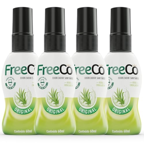 Freecô Bloqueador De Odores Sanitários - Pack 4un 60ml