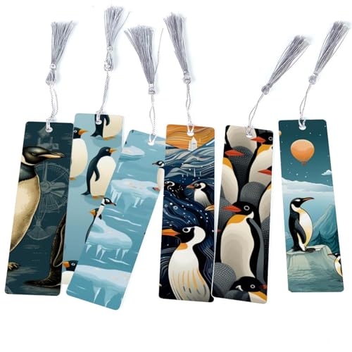 Marque-pages pingouin stylés pour accompagner vos moments de lecture cocooning