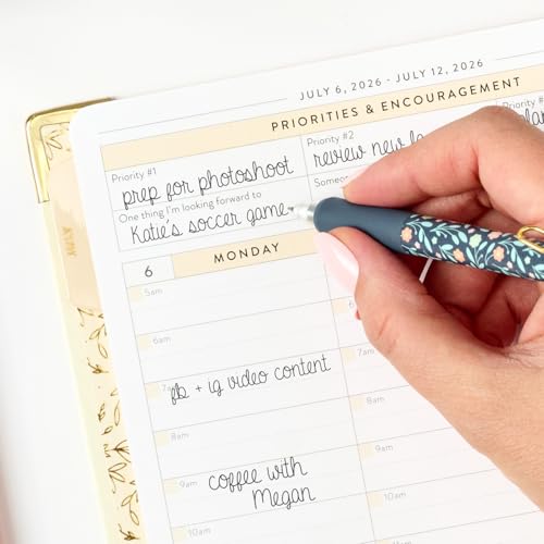 Passionate Penny Pincher Planificateur de travail 2026-2027 | Calendrier hebdomadaire sur 12 mois (début lundi) | Mise en page hebdomadaire verticale | Revue mensuelle | Suivi du budget et des – vue 4