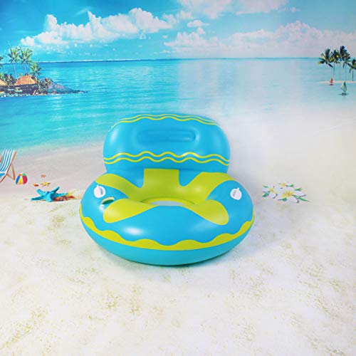 SUNSHINEMALL Swimming Inflatable Float Rafts Floating Sofa Pool Party Swimming Bed Floatie Lounge Pool Loungers Water Lounge Chair - Thumbnail 7