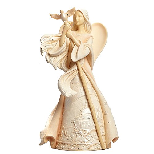 Enesco Foundations by Karen Hahn Noah's Ark Deluxe Angel Figurine, 9.25-Inch