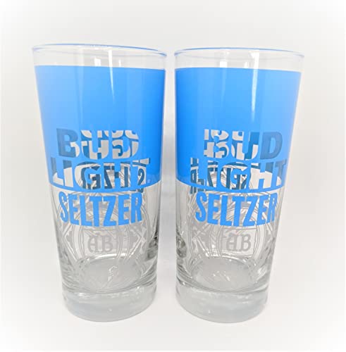 Bud Light Seltzer Glasses - Set of 2