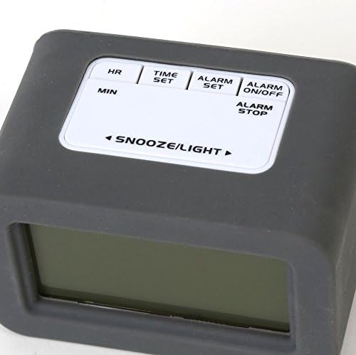 Top view of Platinet pzadr Digital Alarm Clock showing control buttons