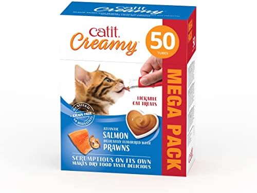 Catit Creamy Tuna Lickable Cat Treats 50 Pack
