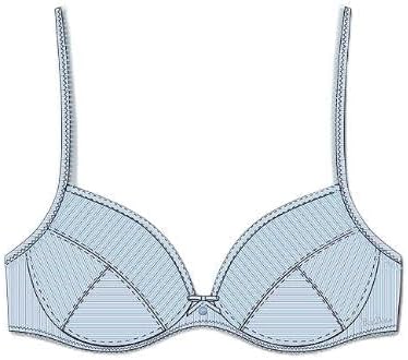 Triumph Aura Spotlight T, Push-Up-BH Damen, Blau (Silver Blue), 70B