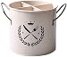 Mavoorick Organisateur de Couverts Organisateur de Porte-ustensiles Multi-Usage pour Couverts en métal pour ustensiles de Cuisine, avec séparateur et poignée Amovibles,-White