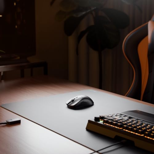Glorious Gaming Series 2 PRO Kabellose Gaming-Maus - Kompakt, Leichtgewicht: 55 g, Kabelloses Abtasten mit 8K, Sensor 26K, Optische Schalter, E-Sports-Maus, Fingerspitzen, Klauengriff - Schwarz