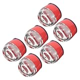 POPETPOP 6 piezas Tarros Plásticos Pequeños para Muestras de Maquillaje Botes Rellenables para Bálsamo y Crema Facial Envases de Viaje Compactos para Cosméticos y Cuidado Piel de Unidades