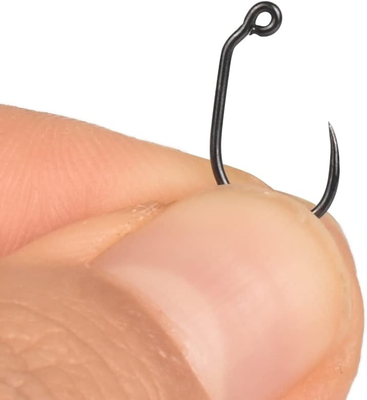100Pcs Barbless Jig Fly Fishing Hooks Catch & Release Wide-Gape Jig Fly Tying Hooks 12#~18#