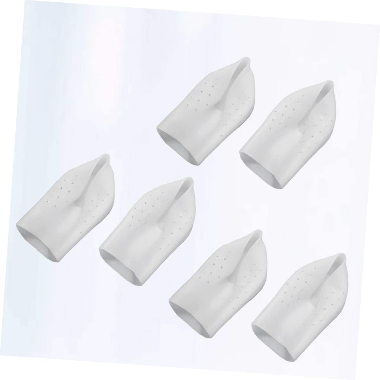 Didiseaon 3pairs Silicone Heel Socks for Blister and Cracked Feet of Protective Ankle Sleeves Moisturizing Function Cracking Design for Comfortable Walking and Running Height
