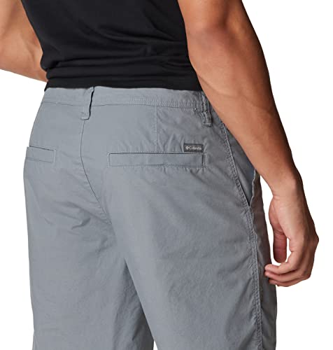 Columbia Men's Washed Out Short, Grey Ash, 32W X 8L #TOP4