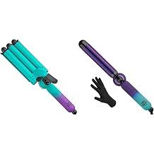 Bed Head Wave Affair Jumbo 3 Barrel Hair Waver | Quick Styling and Serious Hold & Rough Volume Digital Hair Curling Wand | Fast Heat Up and Massive Shine, 1-1/4 in