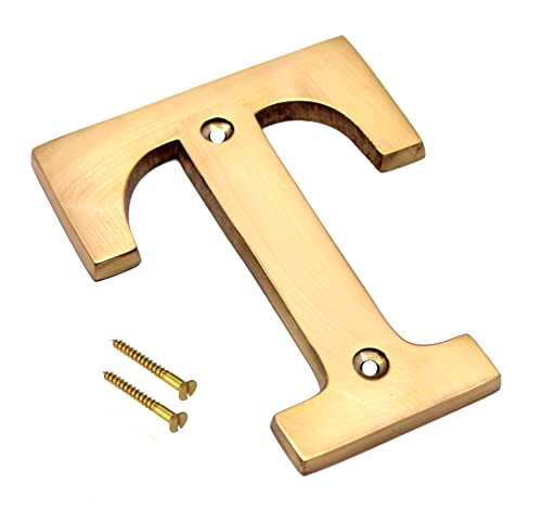 esplanade Brass House Hotel Door Name - Wall Door Plaque Alphabet Letter "Z" - 4" Inches ("T" Alphabet - 4) - Image 2