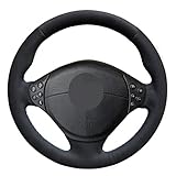 cuero de microfibra duradero Esta funda para volante de automóvil está hecha de cuero de microfibra suave y duradero con función antideslizante transpirable, que le brinda un excelente toque y sensación.