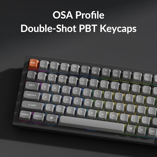 Keychron K4 Max Wireless Custom Mechanical Keyboard with Number Pad, QMK Programmable 100 Keys RGB Backlight, Bluetooth/2.4 GHz/Wired PBT Keycaps Compatible with Mac Windows Linux by Keychron - Used condition - Image 6