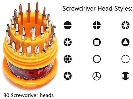 Oblivion Screw Driver Kit – Magnetic 31 in 1 Screwdriver Tool Set, Repairing Tools for Electronics & DIY Home Use – Compact, Portable & Multi-Head Bit Set for DIY Repairs and Maintenance (Pack of 1)