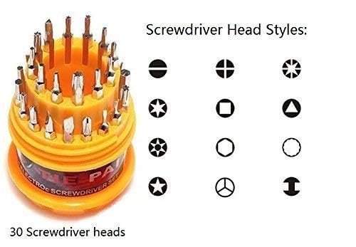 Image of Oblivion Screw Driver Kit - Magnetic 31 in 1 Screwdriver Tool Set, Repairing Tools for Electronics & DIY Home Use - Compact, Portable & Multi-Head Bit Set for DIY Repairs and Maintenance (Pack of 1)