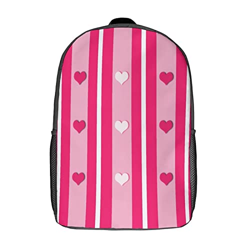 Mochila escolar unisex para niños con espalda acolchada y rayas