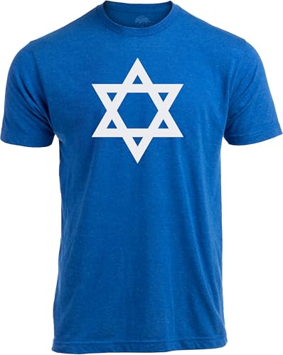 Jewish Pride Tee Shirt - Israel Tel Aviv Israeli T-Shirt for Men Women - (Adult,2XL) Royal Blue
