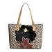 FZNHQL Black Women Tote Bags 2022 African American Black History Handbags for Ladies Casual Shoulder Work Bag