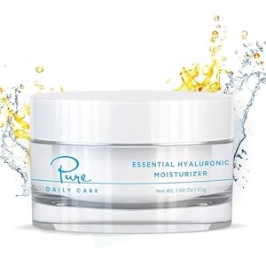 Pure Daily Care Essential Hyaluronic Moisturizer (1.66 Oz) – Hydrating Silicone-Free Daily Clean Beauty Face Cream For All Skin Types