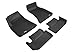 3D MAXpider Complete Set Custom Fit All-Weather Floor Mat for Select Dodge Challenger Models - Kagu Rubber (Black)