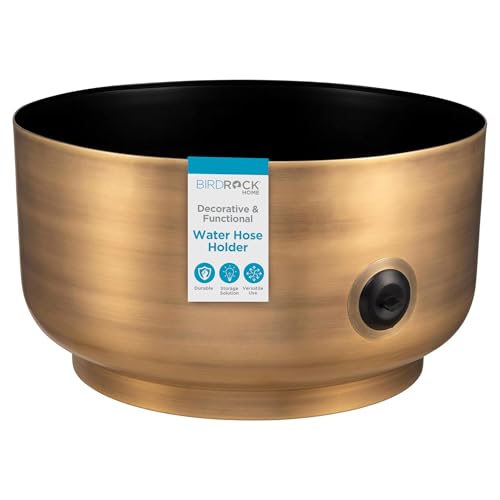 BIRDROCK HOME Decorative Hose Holder Pot