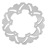 Material: Hergestellt aus Rennleistung 420 (2Cr13) Edelstahl,mit CNC 6061 Aluminium.Einfach zu installieren und erfordert keine besonders komplizierten Vorgänge.100% brandneuer, direkter Ersatz für den alten.
