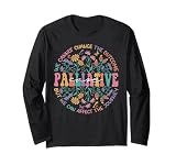 Wildflower Palliative Care Nurse OT Hospice Social Worker Long Sleeve T-Shirt