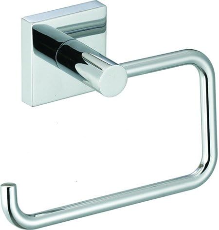 Nuk3y Vina Collection Contemporary Europeon Style Paper Holder, Polished Chrome